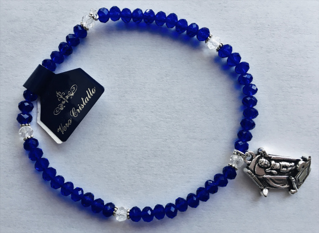 Blue Christmas Bracelet